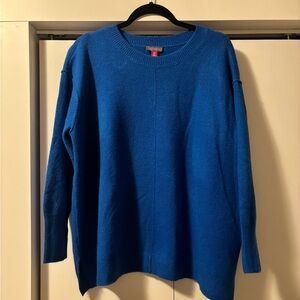 Vince Camuto Vibrant Blue Crew Neck Sweater
